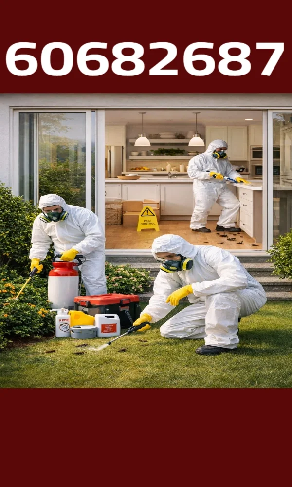 إبادة حشرات وقوارض نهائيًا