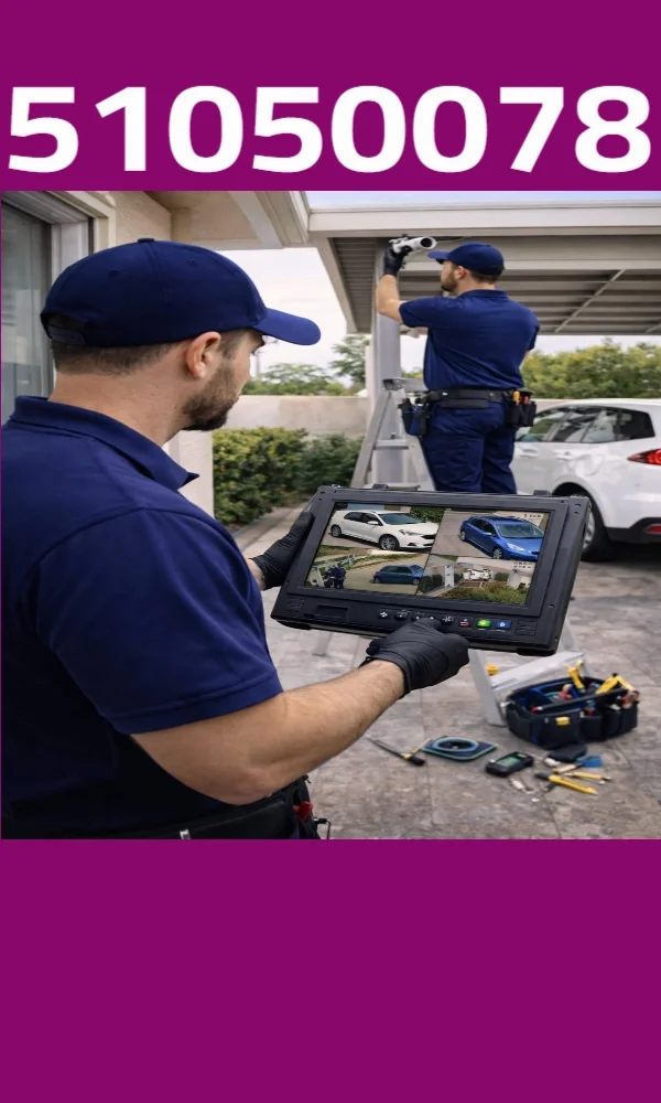 تركيب كاميرات مخفية وأنظمة إنذار سرية | كشف السرقات الداخلية وحماية قصوى